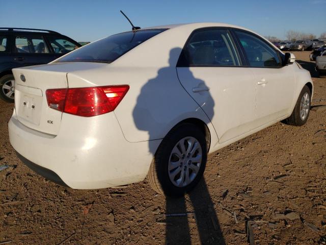 KNAFU4A2XD5736357 - 2013 KIA FORTE EX WHITE photo 3