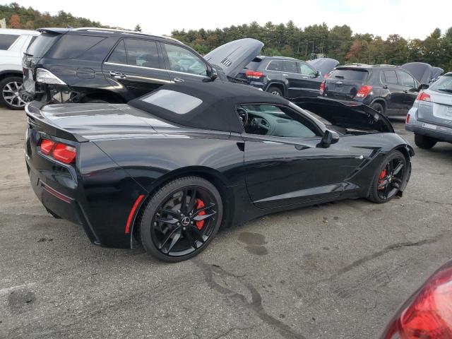 1G1YB3D71E5113044 - 2014 CHEVROLET CORVETTE STINGRAY 1LT BLACK photo 3