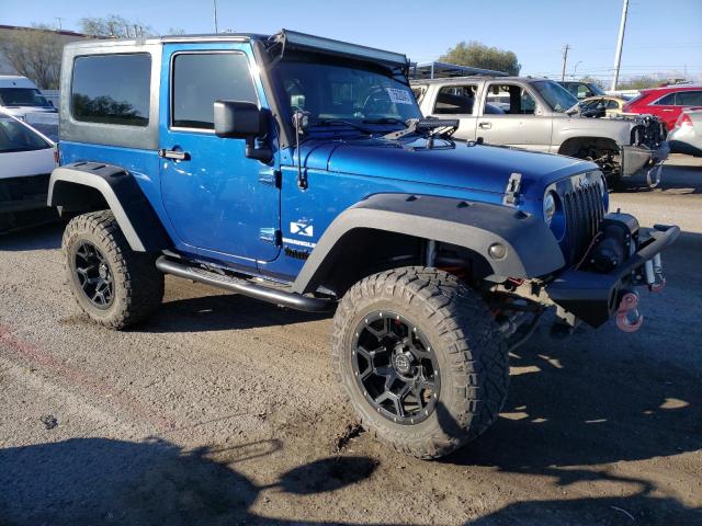 1J4FA24119L713436 - 2009 JEEP WRANGLER X BLUE photo 4