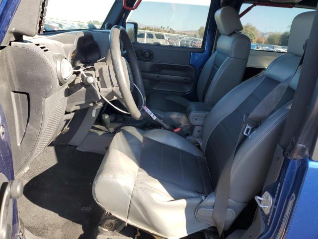 1J4FA24119L713436 - 2009 JEEP WRANGLER X BLUE photo 7