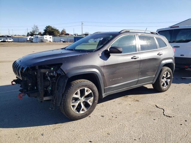 1C4PJMBS1EW278251 - 2014 JEEP CHEROKEE TRAILHAWK GRAY photo 1