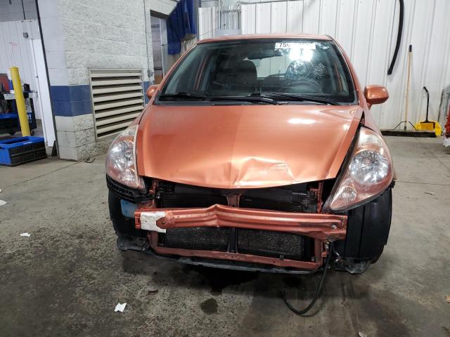 JHMGD38608S020888 - 2008 HONDA FIT SPORT ORANGE photo 5