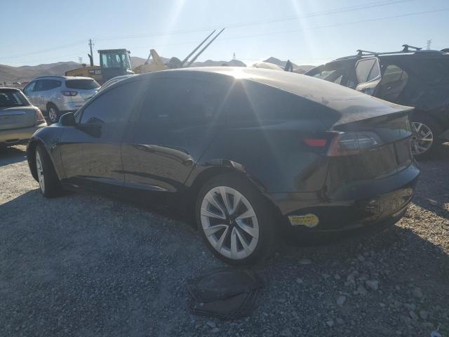 5YJ3E1EB5NF134395 - 2022 TESLA MODEL 3 BLACK photo 2