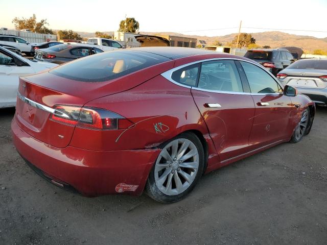 5YJSA1E1XHF189069 - 2017 TESLA MODEL S Կարմիր լուսանկար 3