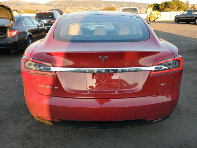 5YJSA1E1XHF189069 - 2017 TESLA MODEL S Կարմիր լուսանկար 6