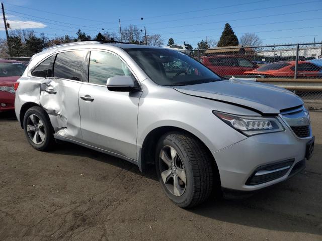 5FRYD4H22EB029155 - 2014 ACURA MDX SILVER photo 4