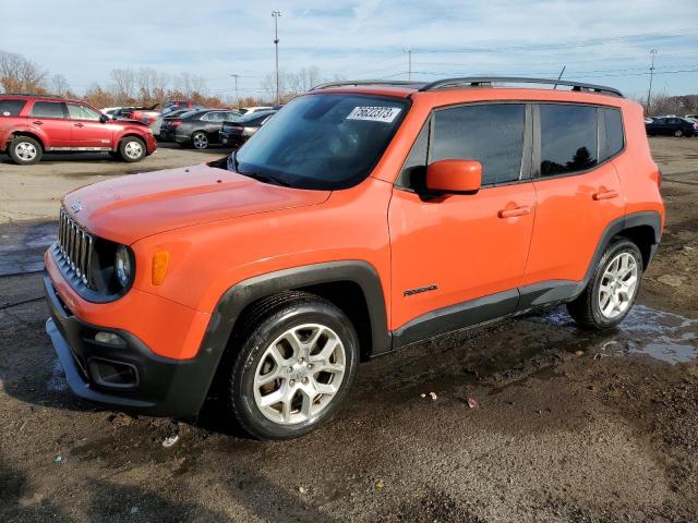 ZACCJABT2GPC44356 - 2016 JEEP RENEGADE LATITUDE ORANGE photo 1