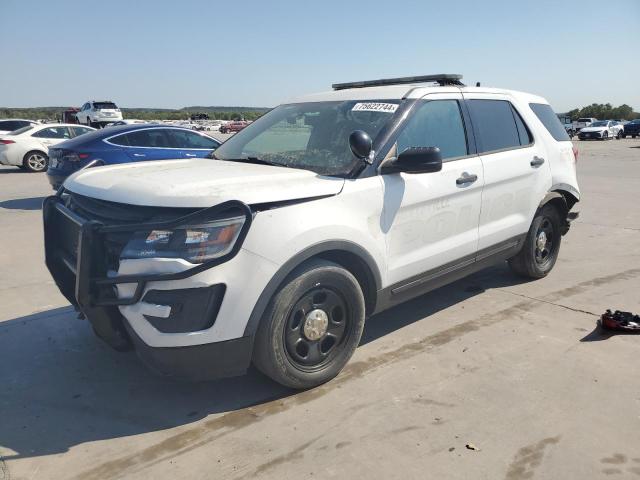 1FM5K8AR6JGA99973 - 2018 FORD EXPLORER POLICE INTERCEPTOR 白色 照片 1