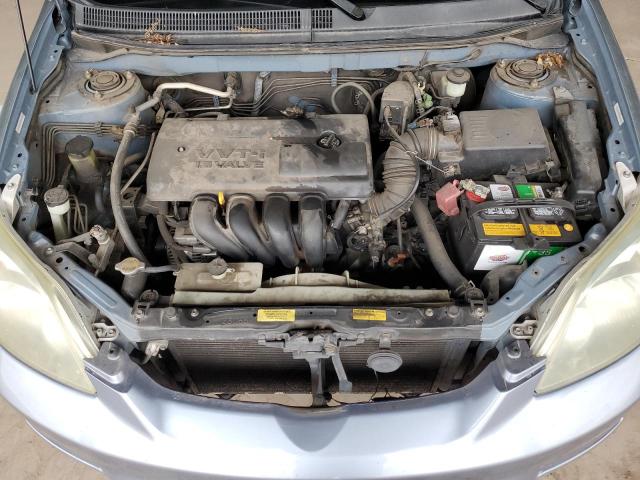 2T1KR32E23C110793 - 2003 TOYOTA COROLLA MA XR BLUE photo 11