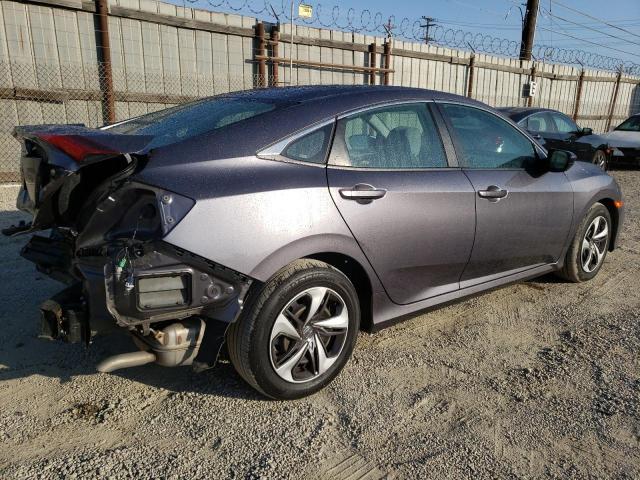 19XFC2F68LE205750 - 2020 HONDA CIVIC LX GRAY photo 3