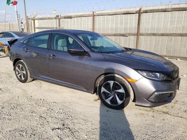 19XFC2F68LE205750 - 2020 HONDA CIVIC LX GRAY photo 4