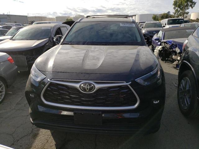 5TDHZRBH7NS593490 - 2022 TOYOTA HIGHLANDER XLE BLACK photo 5