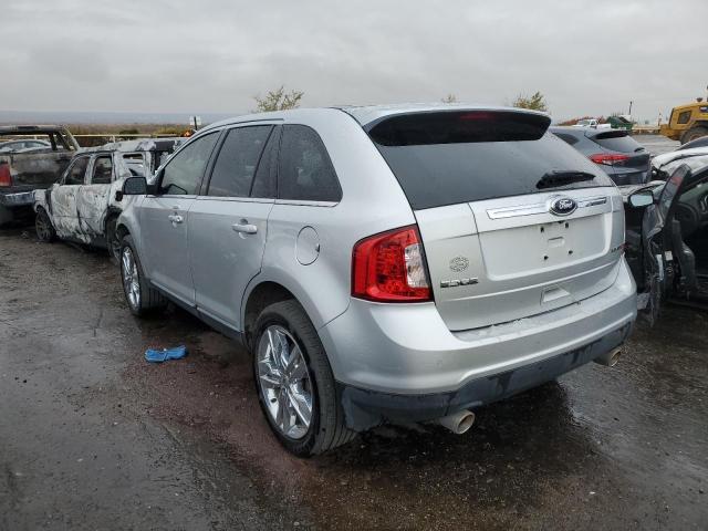 2FMDK3KC6EBA78112 - 2014 FORD EDGE LIMITED SILVER photo 2