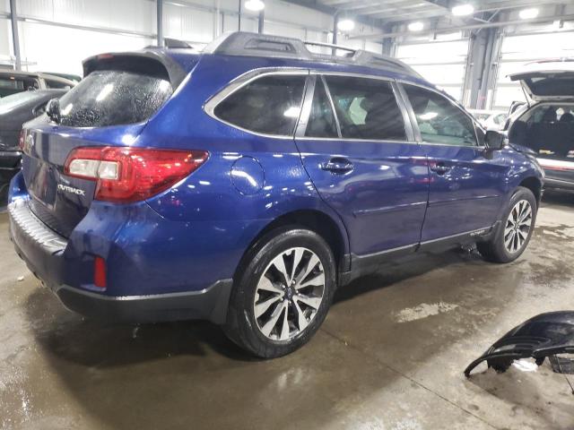 4S4BSBNC8G3356721 - 2016 SUBARU OUTBACK 2.5I LIMITED BLUE photo 3