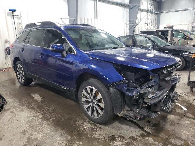 4S4BSBNC8G3356721 - 2016 SUBARU OUTBACK 2.5I LIMITED BLUE photo 4