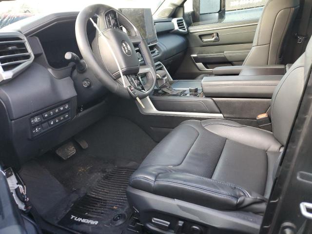 5TFNA5DBXNX052021 - 2022 TOYOTA TUNDRA CREWMAX PLATINUM Schwarz Foto 7