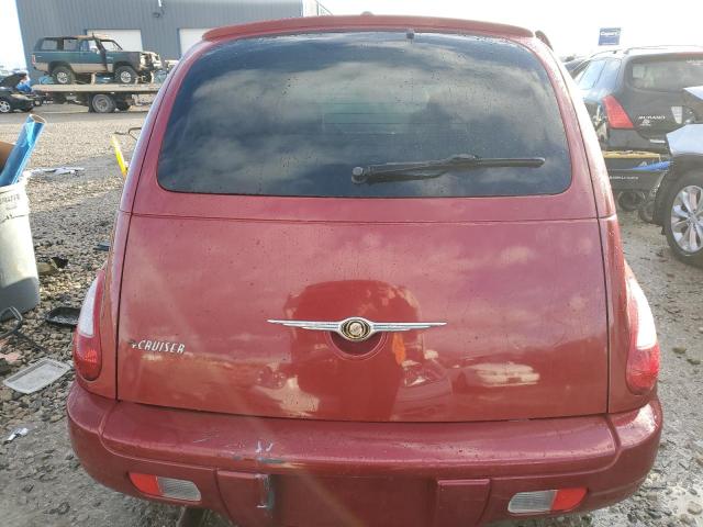 3A4GY5F9XAT132675 - 2010 CHRYSLER PT CRUISER RED photo 6