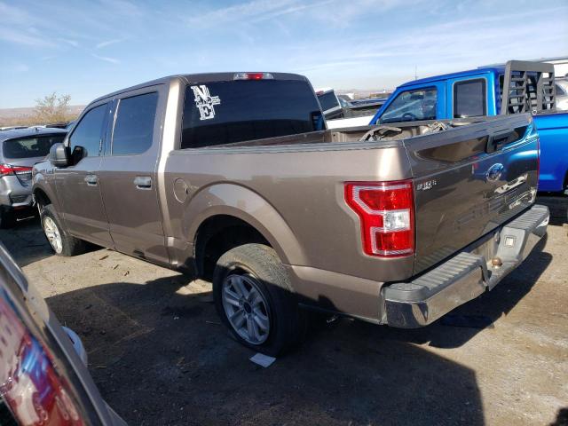 1FTEW1C50JKC57246 - 2018 FORD F150 SUPERCREW BROWN photo 2