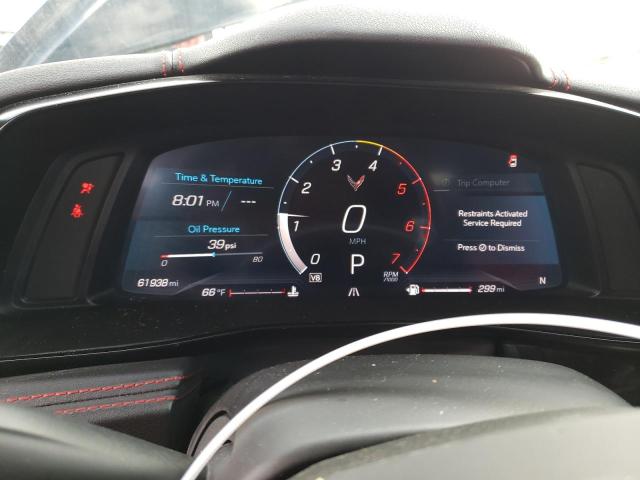 1G1YA2D4XM5105784 - 2021 CHEVROLET CORVETTE STINGRAY 1LT BLACK photo 9