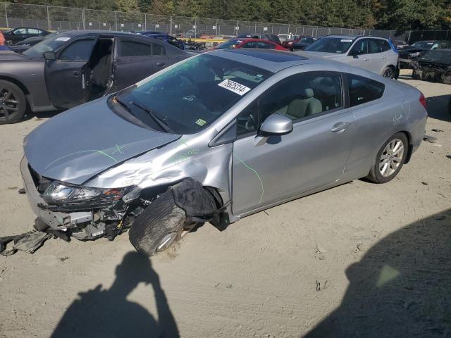 2HGFG3B17CH537592 - 2012 HONDA CIVIC EXL ვერცხლისფერი ფოტო 1