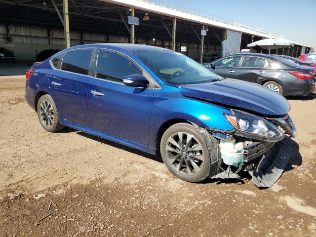 3N1AB7AP6KY310099 - 2019 NISSAN SENTRA S BLUE photo 4