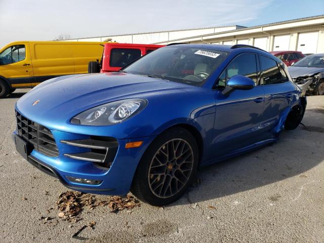 WP1AF2A55HLB61543 - 2017 PORSCHE MACAN TURBO BLUE photo 1