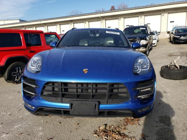 WP1AF2A55HLB61543 - 2017 PORSCHE MACAN TURBO BLUE photo 5