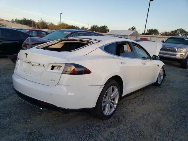 5YJSA1H11EFP37659 - 2014 TESLA MODEL S WHITE photo 3