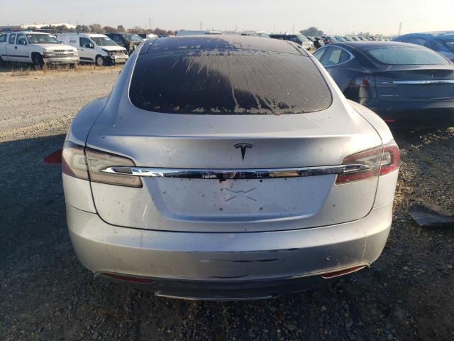 5YJSA1H17EFP36838 - 2014 TESLA MODEL S Արծաթագույն լուսանկար 6