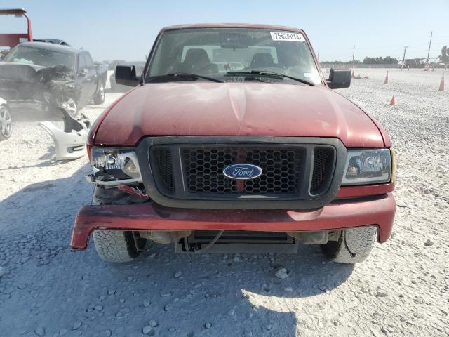 1FTYR44E09PA30433 - 2009 FORD RANGER SUPER CAB RED photo 5