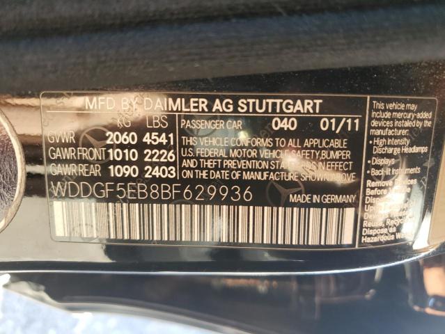 WDDGF5EB8BF629936 - 2011 MERCEDES-BENZ C 300 BLACK photo 12