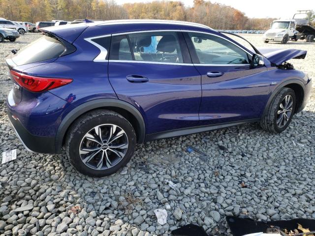SJKCH5CRXJA044173 - 2018 INFINITI QX30 BASE أزرق صورة 3