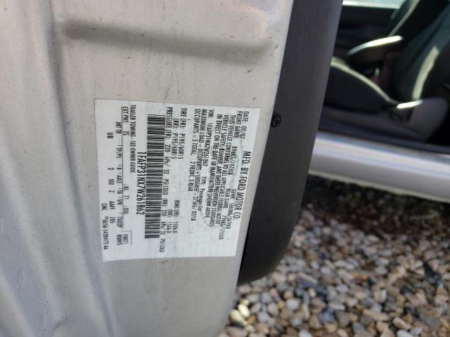 1FAFP31NX7W261862 - 2007 FORD FOCUS ZX3 GRAY photo 12