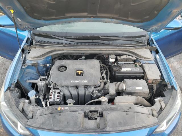 KMHD84LF6HU425854 - 2017 HYUNDAI ELANTRA SE BLUE photo 11