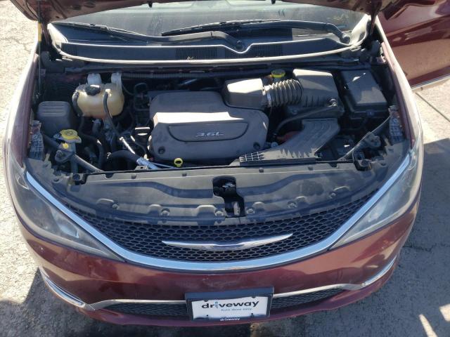 2C4RC1BGXHR519783 - 2017 CHRYSLER PACIFICA TOURING L Կարմիր լուսանկար 11