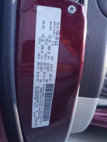 2C4RC1BGXHR519783 - 2017 CHRYSLER PACIFICA TOURING L Կարմիր լուսանկար 12