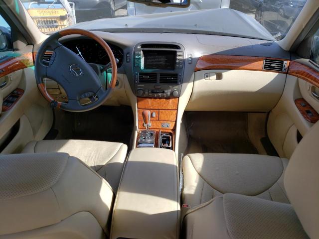 JTHBN36F565037854 - 2006 LEXUS LS 430 GRAY photo 8