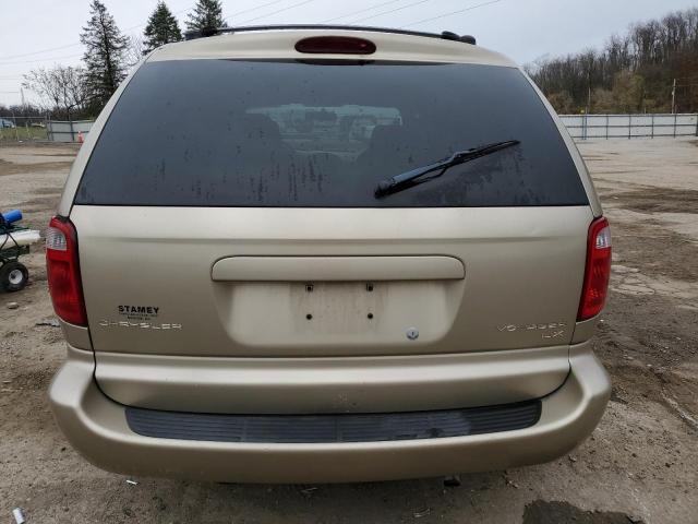 1C4GJ45353B137045 - 2003 CHRYSLER VOYAGER LX GOLD photo 6