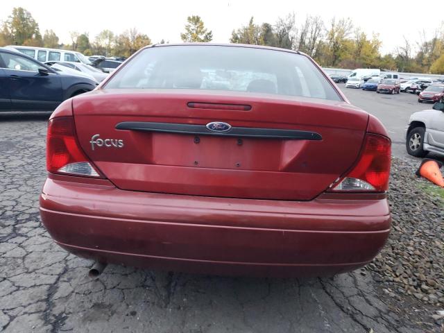 1FAFP33Z84W188650 - 2004 FORD FOCUS LX RED photo 6