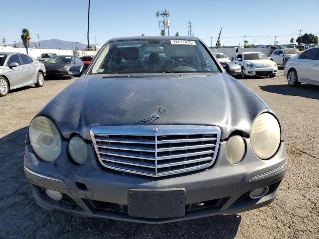 WDBUF56X17B124163 - 2007 MERCEDES-BENZ E 350 GRAY photo 5