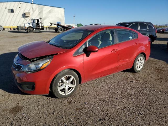 KNADN4A39D6139059 - 2013 KIA RIO EX RED photo 1