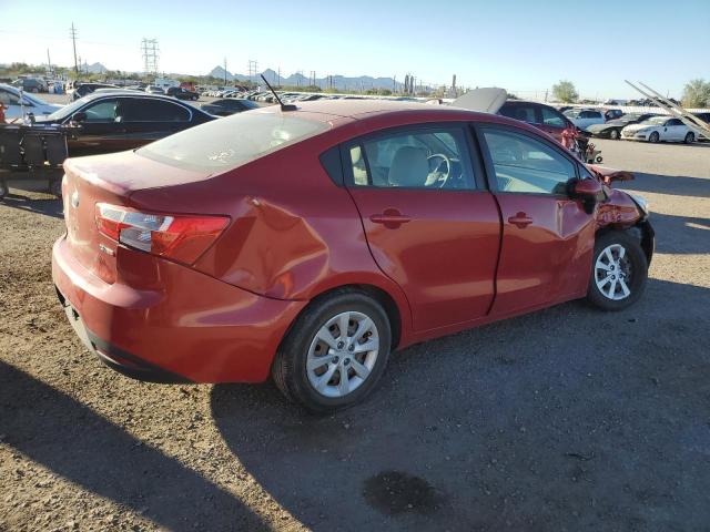 KNADN4A39D6139059 - 2013 KIA RIO EX RED photo 3