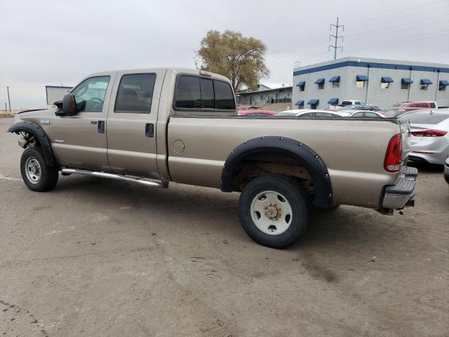 1FTWW31P07EA53185 - 2007 FORD F350 SRW SUPER DUTY TAN photo 2