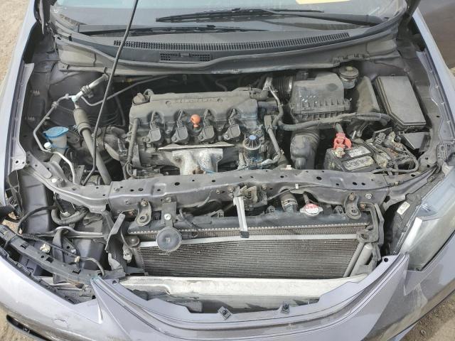 19XFB2F50EE050530 - 2014 HONDA CIVIC LX GRAY photo 11