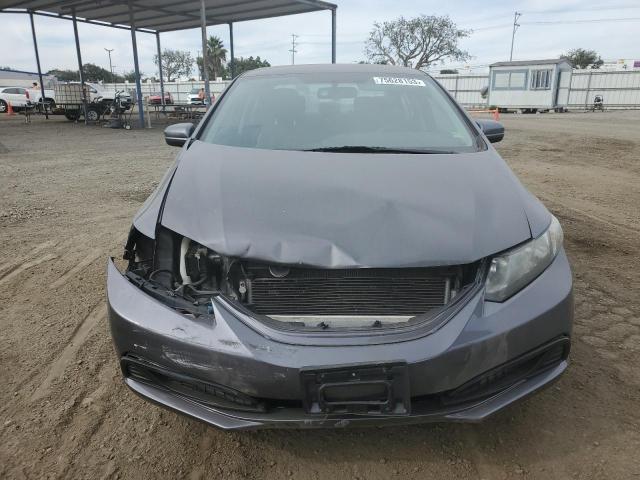 19XFB2F50EE050530 - 2014 HONDA CIVIC LX GRAY photo 5