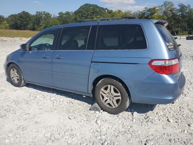 5FNRL38696B003255 - 2006 HONDA ODYSSEY EXL BLUE photo 2