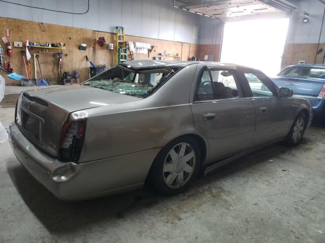 1G6KF57914U134865 - 2004 CADILLAC DEVILLE DTS TAN photo 3