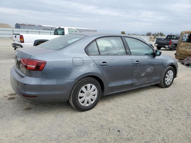 3VW267AJ4GM388264 - 2016 VOLKSWAGEN JETTA S GRAY photo 3