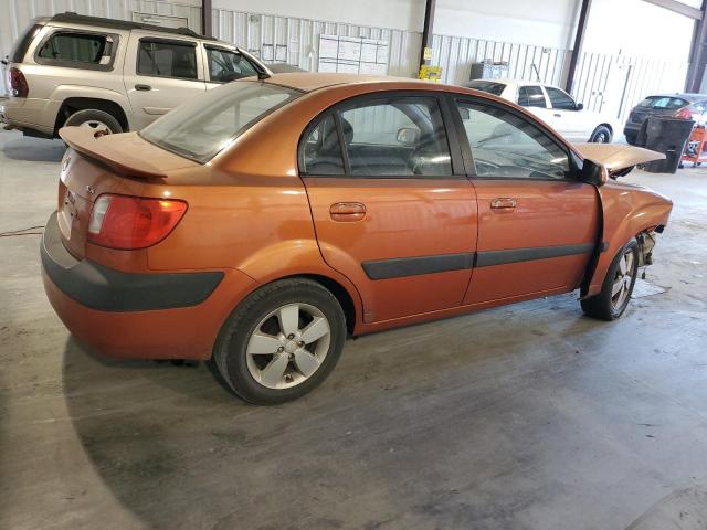 KNADE123386409440 - 2008 KIA RIO BASE ORANGE photo 3