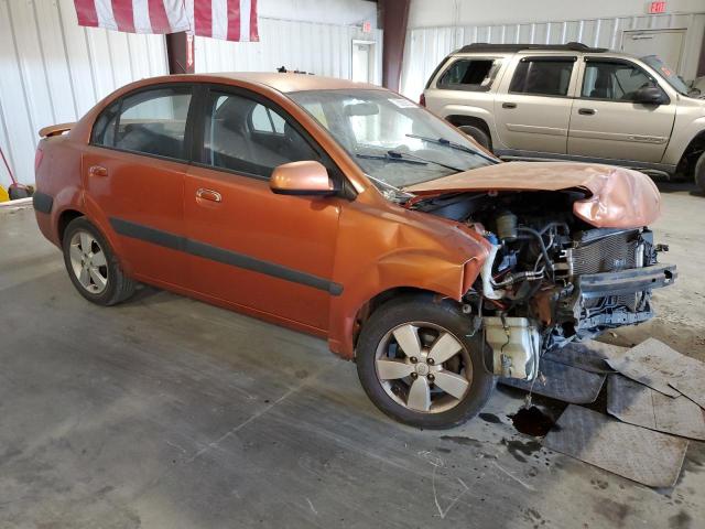 KNADE123386409440 - 2008 KIA RIO BASE ORANGE photo 4